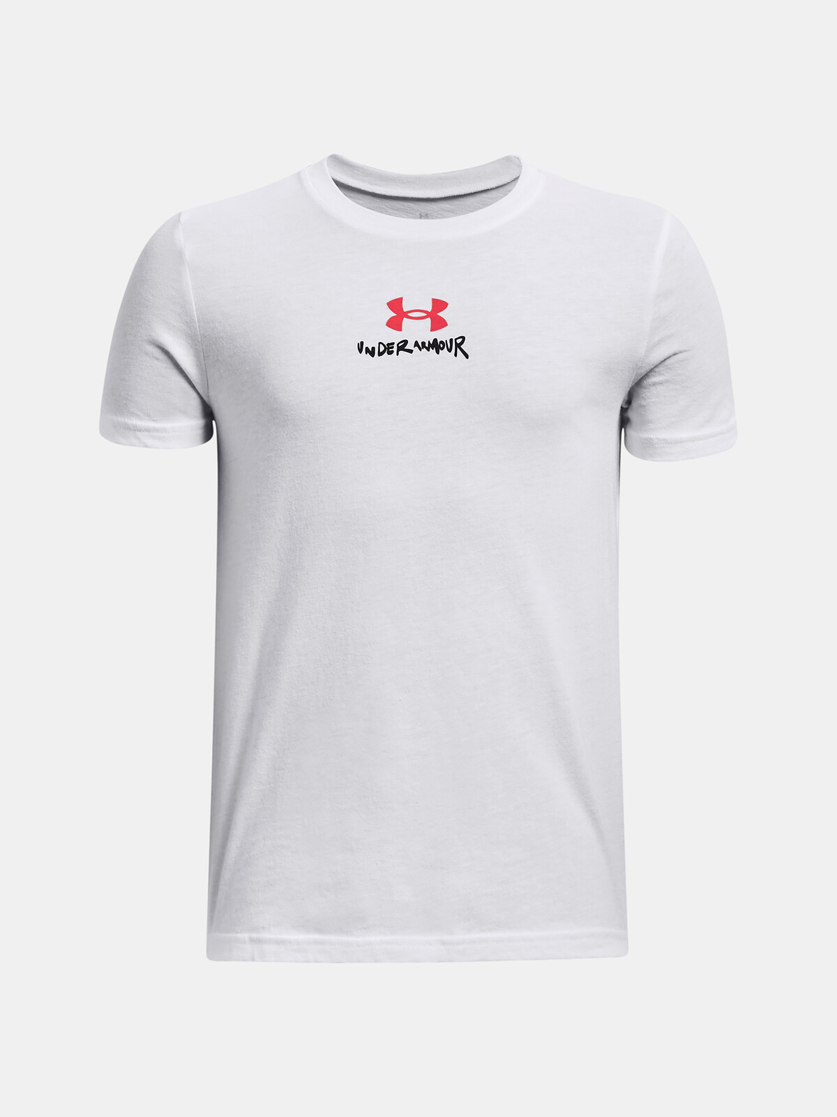Biele tričko Under Armour UA SCRIBBLE BRANDED SS