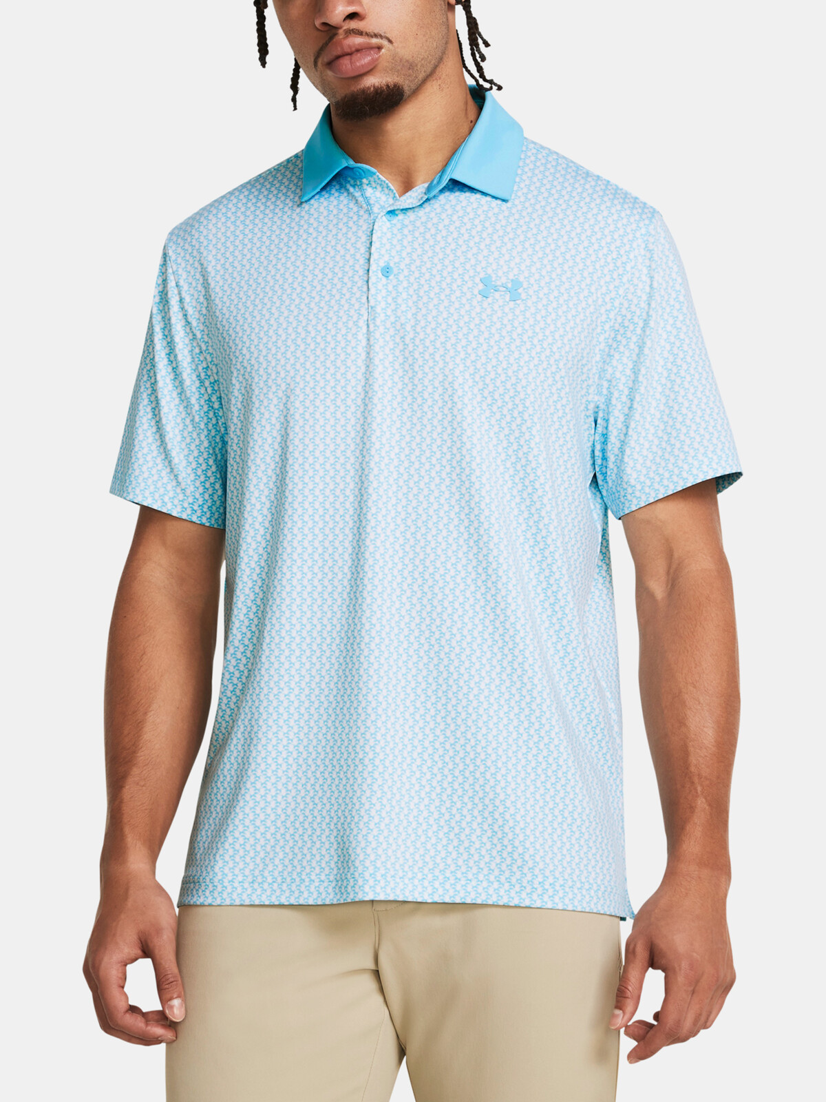 Under Armour T-Shirt UA Playoff 3.0 Printed Polo-BLU - Men's
