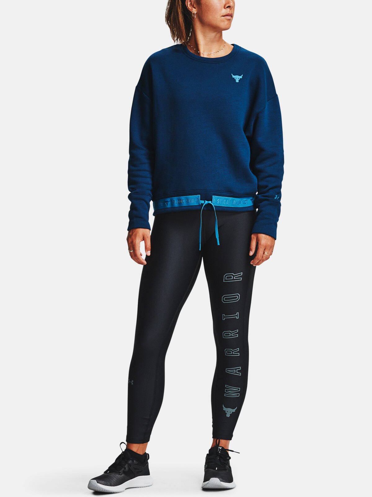 Women's Under Armour Prjct Rock CC Fleece Crew Sweatshirt - Women's