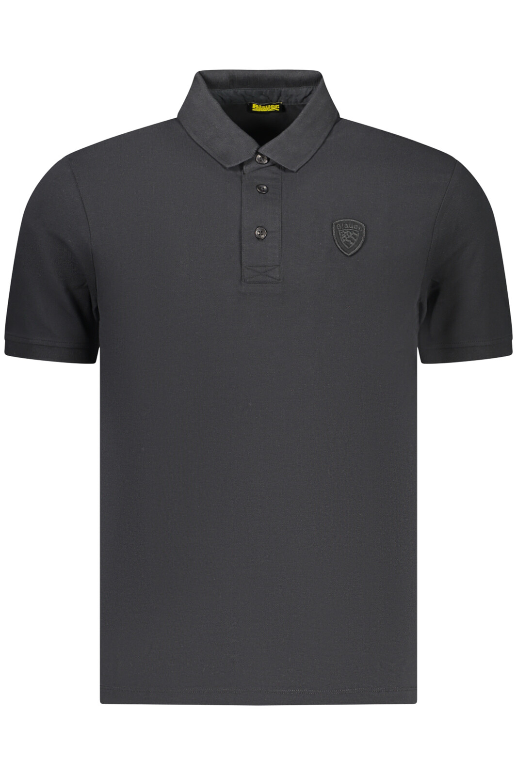 Blauer pánske polo tričko s krátkym rukávom