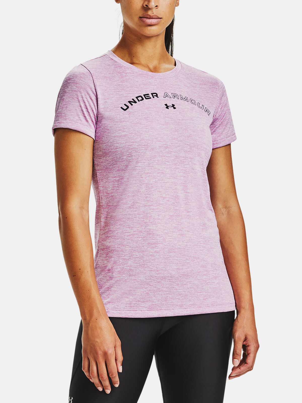 Under Armour T-Shirt Tech Twist Graphic LU SSC-PPL - Ladies