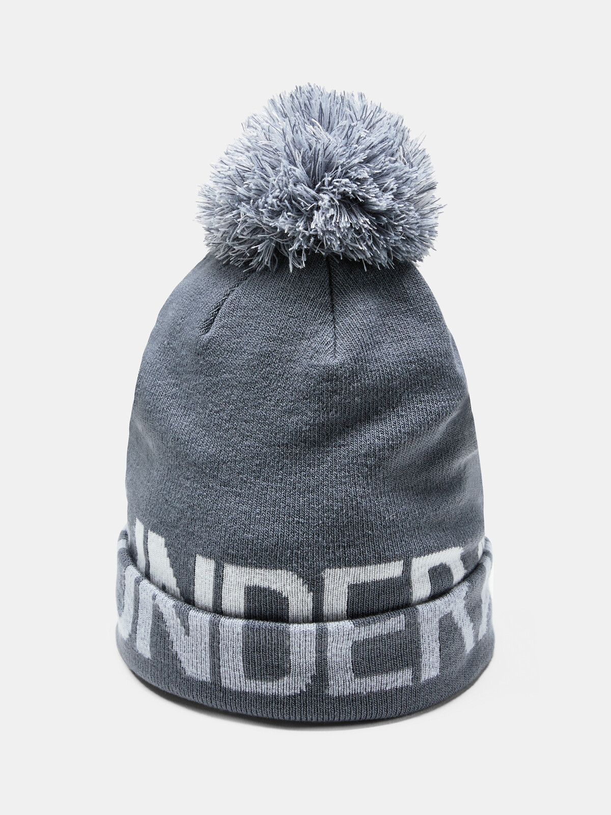 Under Armour Cap Graphic Pom Beanie-Gry - Ladies
