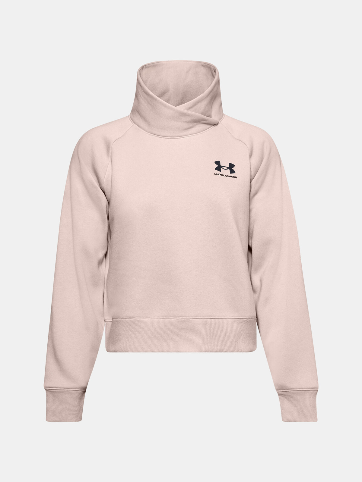 Under Armour Sweatshirt Rival Fleece Wrap Neck PO-BRN - Ladies