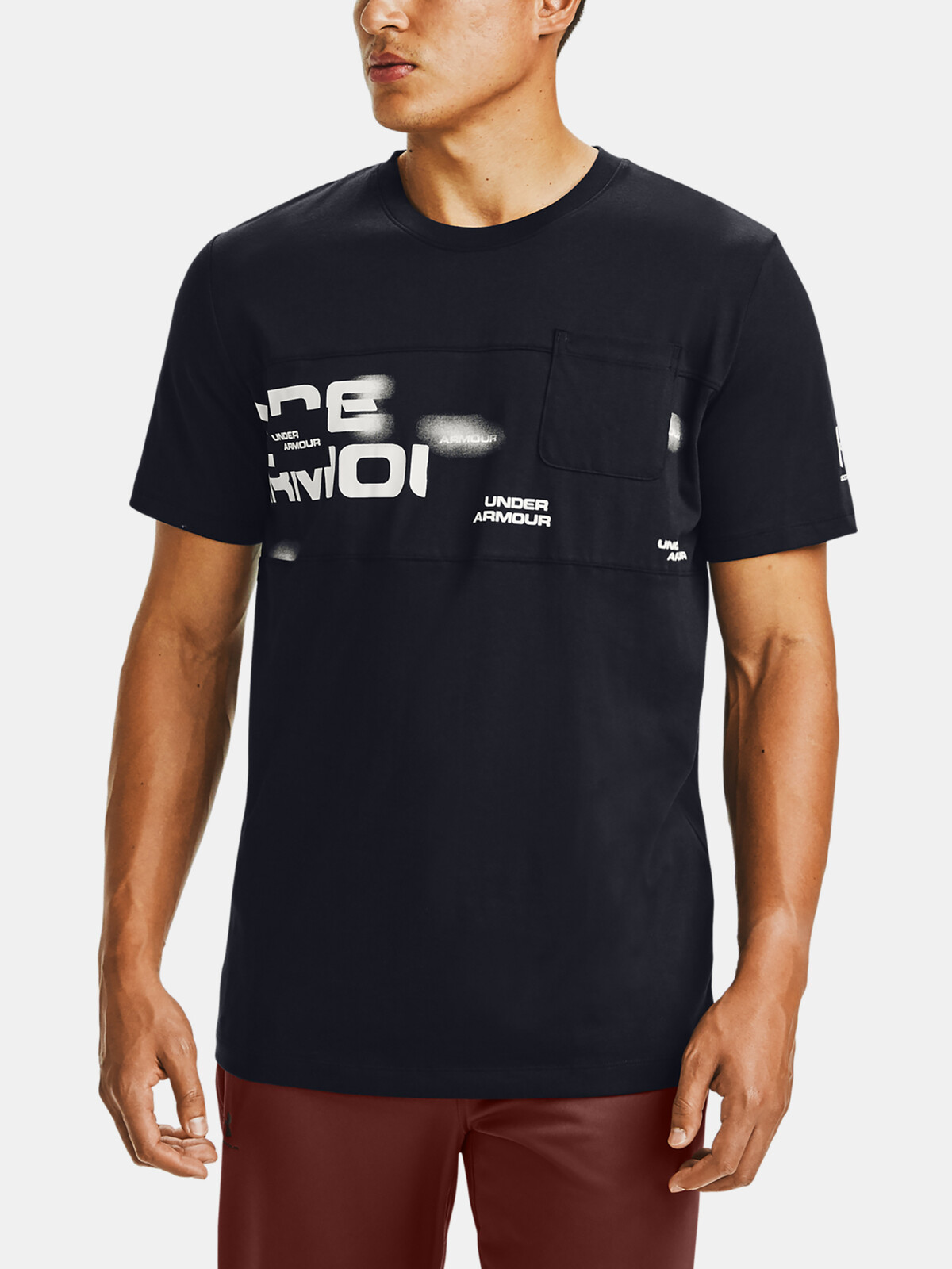 Under Armour Pocket Tee-BLK T-Shirt - Mens