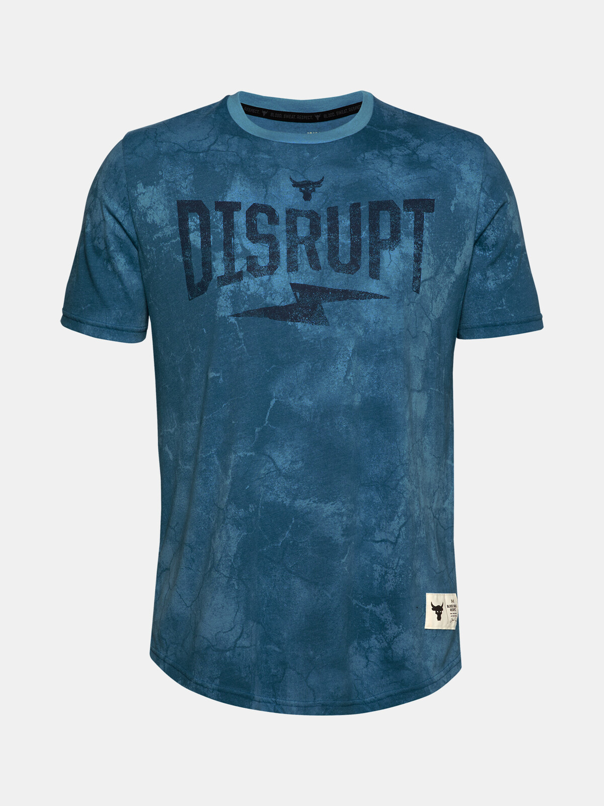 Under Armour T-Shirt PROJECT ROCK DISRUPT SS-BLU - Men's