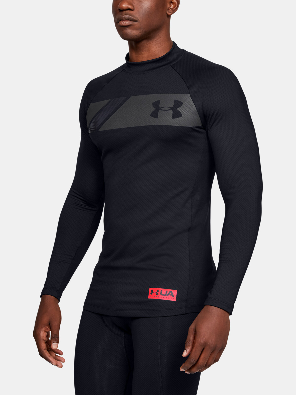 Under Armour Under Gametime CG Mock-BLK T-Shirt - Mens