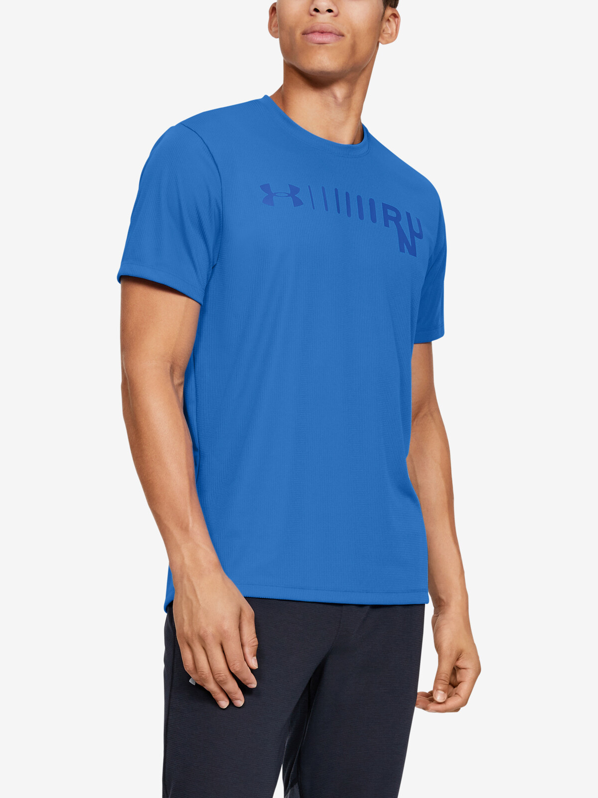 Under Armour T-Shirt M UA Speed Stride Graphic Short Sleeve-B - Mens