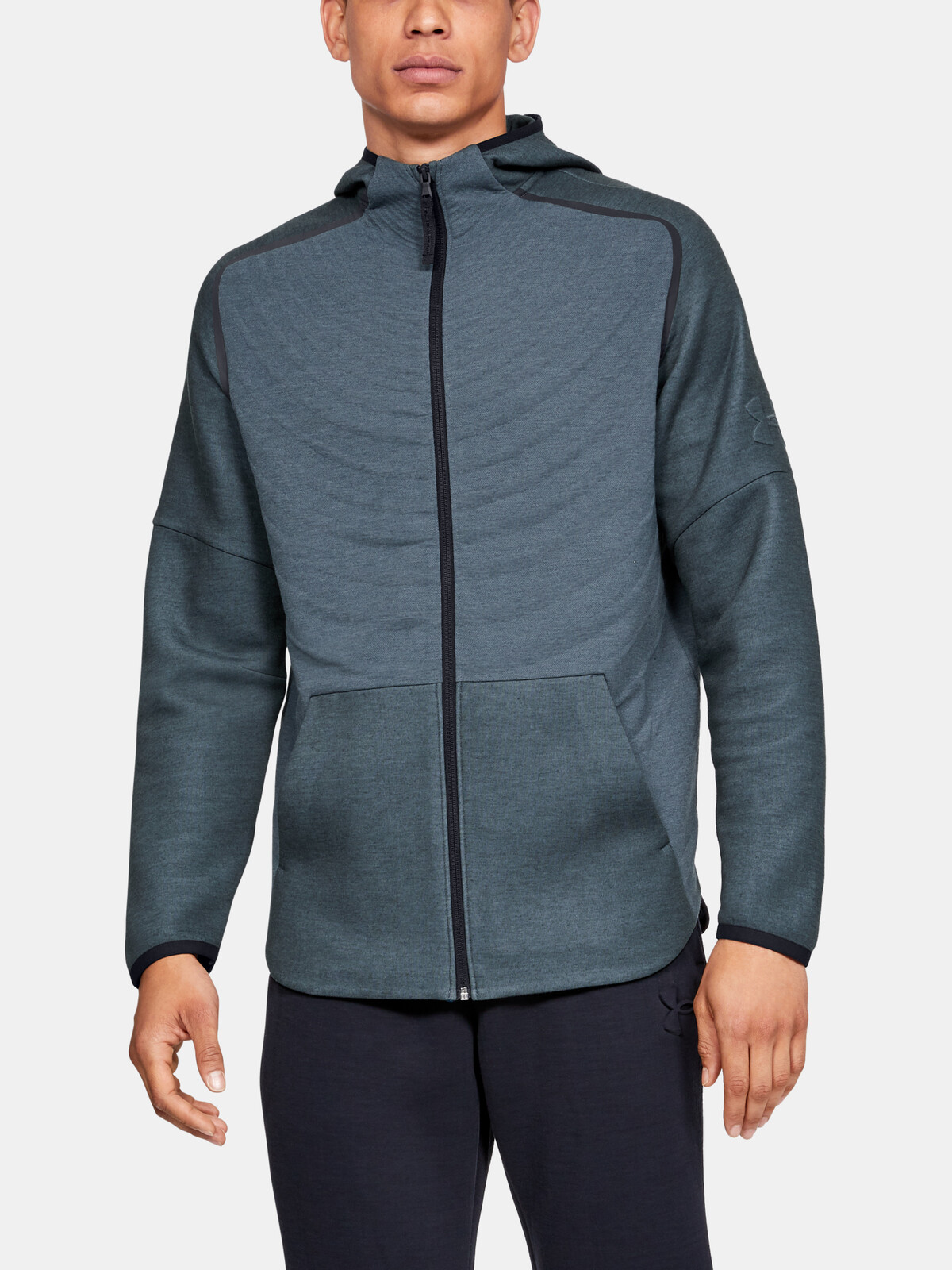 Under Armour Sweatshirt Move Light Radial Fz-Gry - Mens