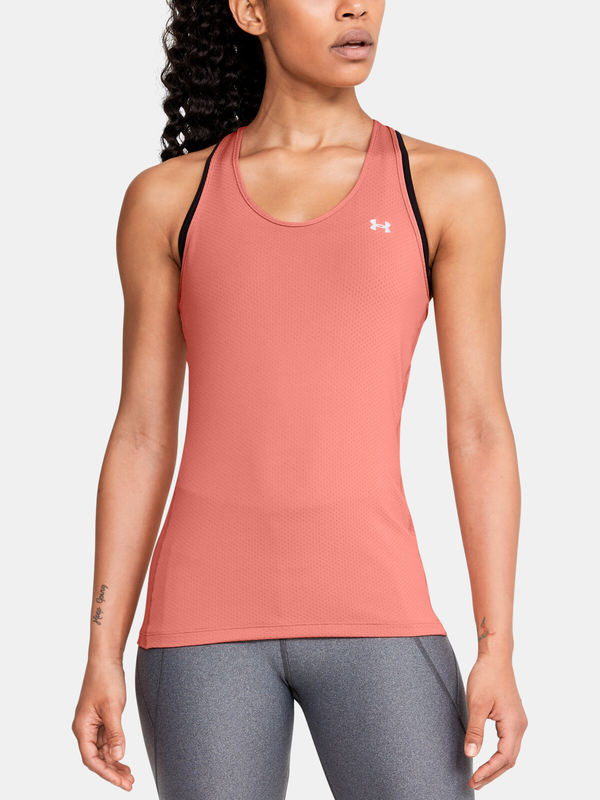 Under Armour Hg Armour Racer Tank T-Shirt - Ladies