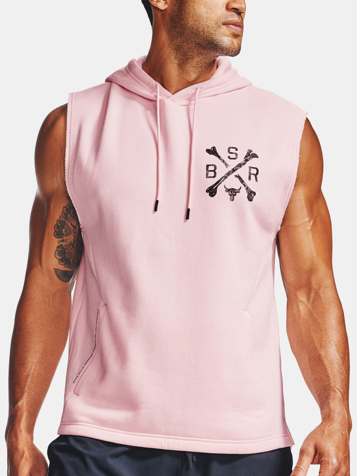 Under Armour Sweatshirt PJT ROCK CC BSR SL HD-PNK - Mens