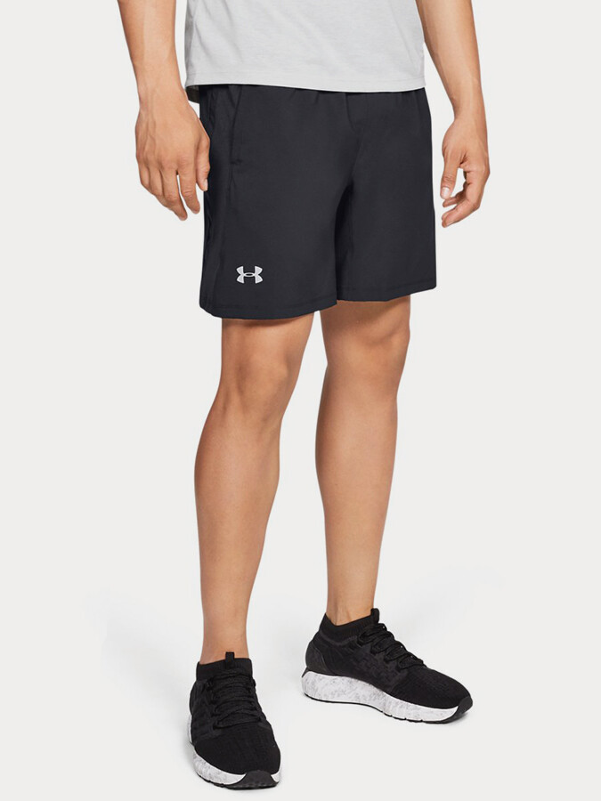 Under Armour Shorts LAUNCH SW 2-IN-1 SHORT-BLK - Mens
