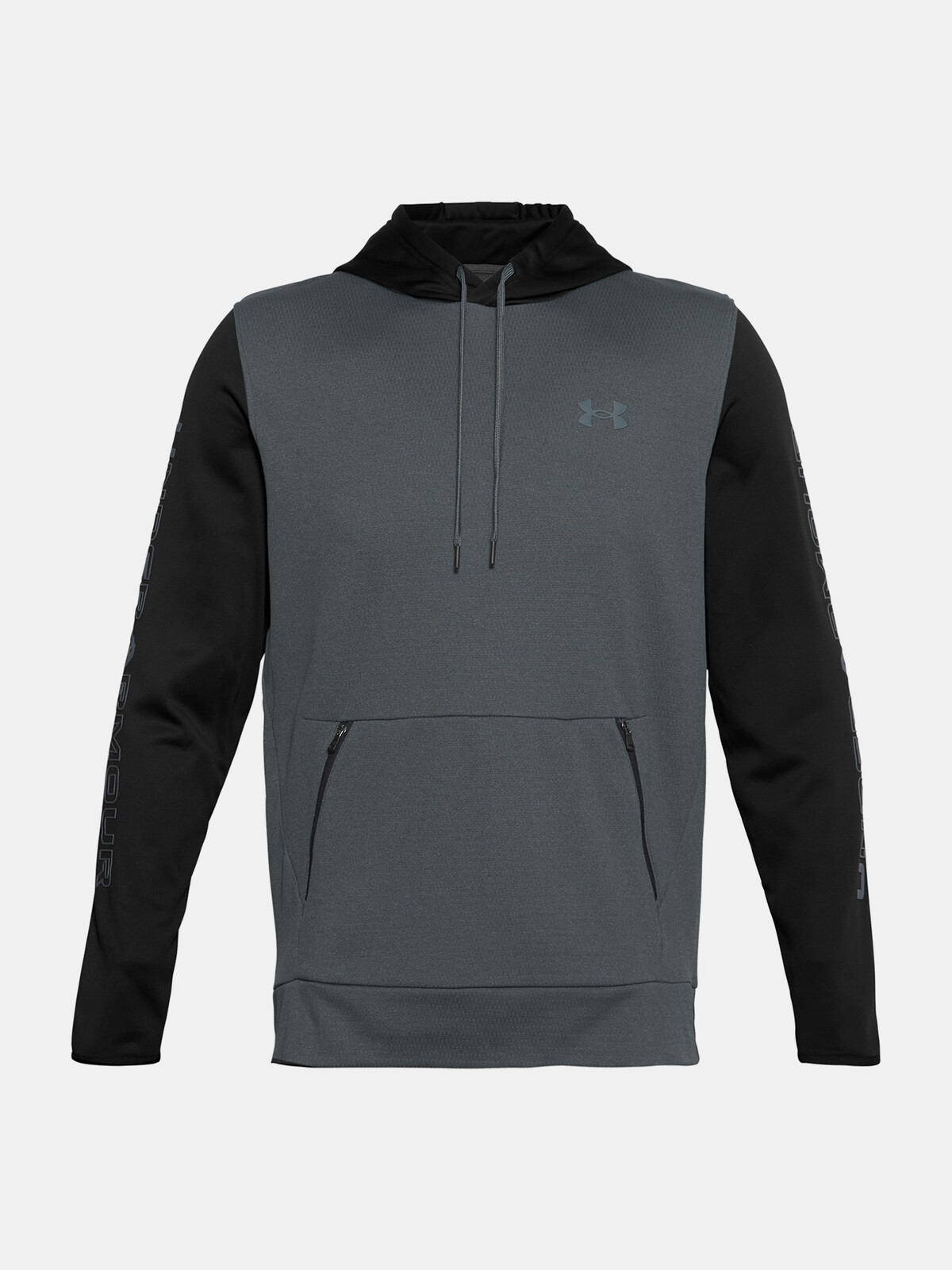 Under Armour AF Textured Hoodie-BLK - Mens
