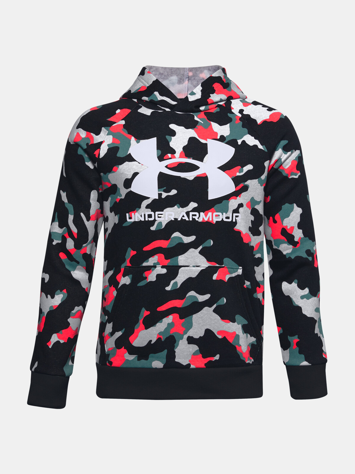 Under Armour Sweatshirt RIVAL FLEECE PRTD HOODIE - Boys