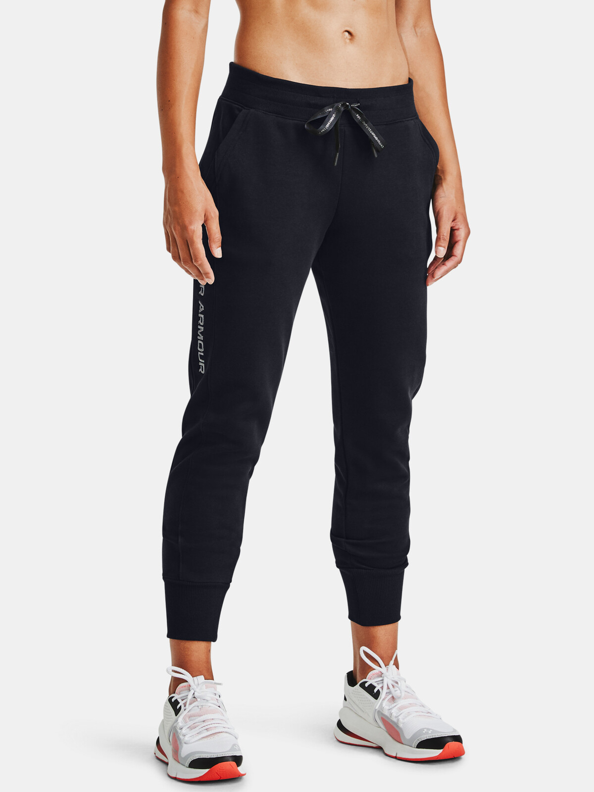 Under Armour Sweatpants UA Rival Fleece EMB Pant-BLK - Ladies