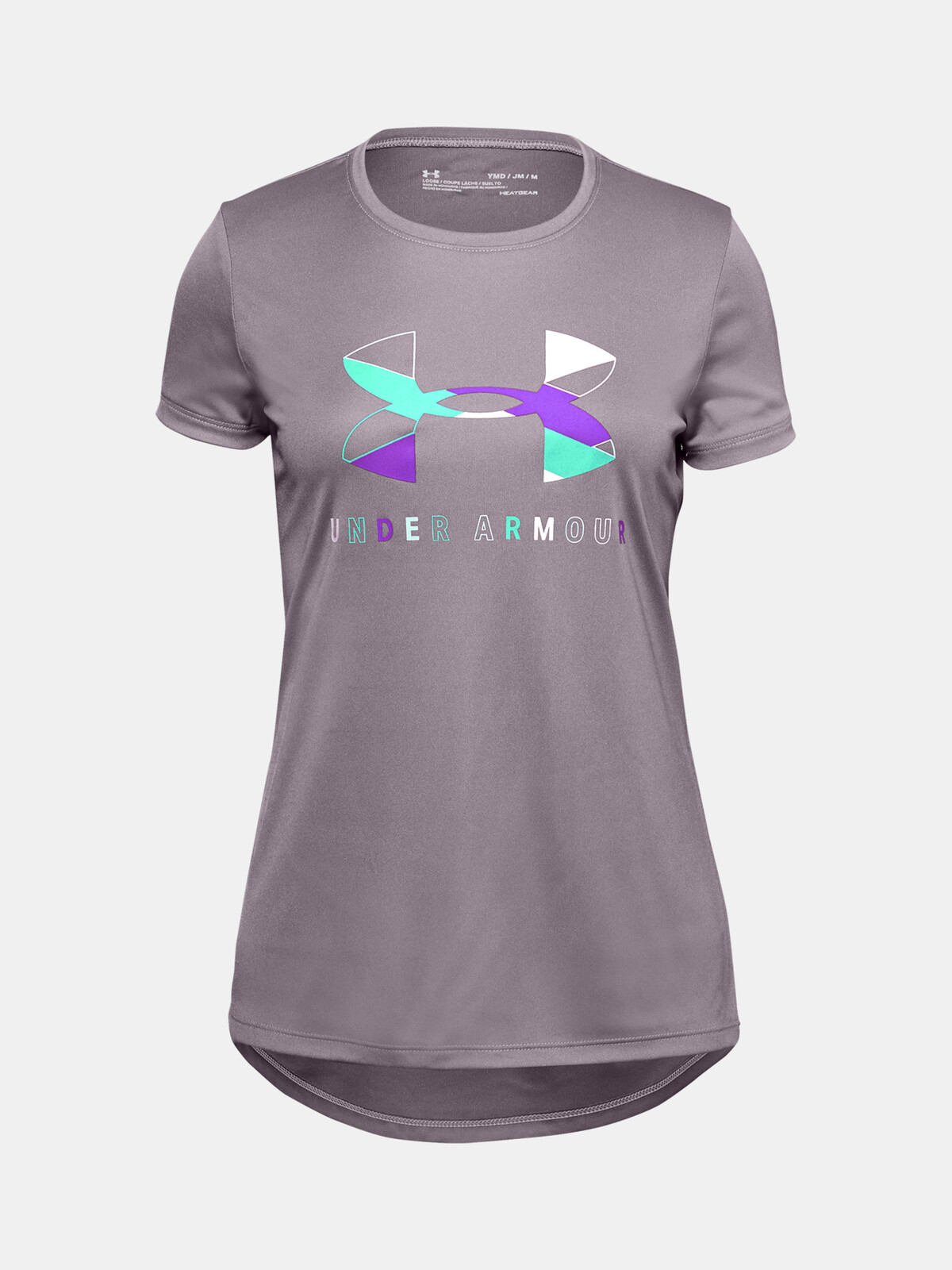 Under Armour T-Shirt Tech Graphic Big Logo SS T-Shirt-PPL - Girls