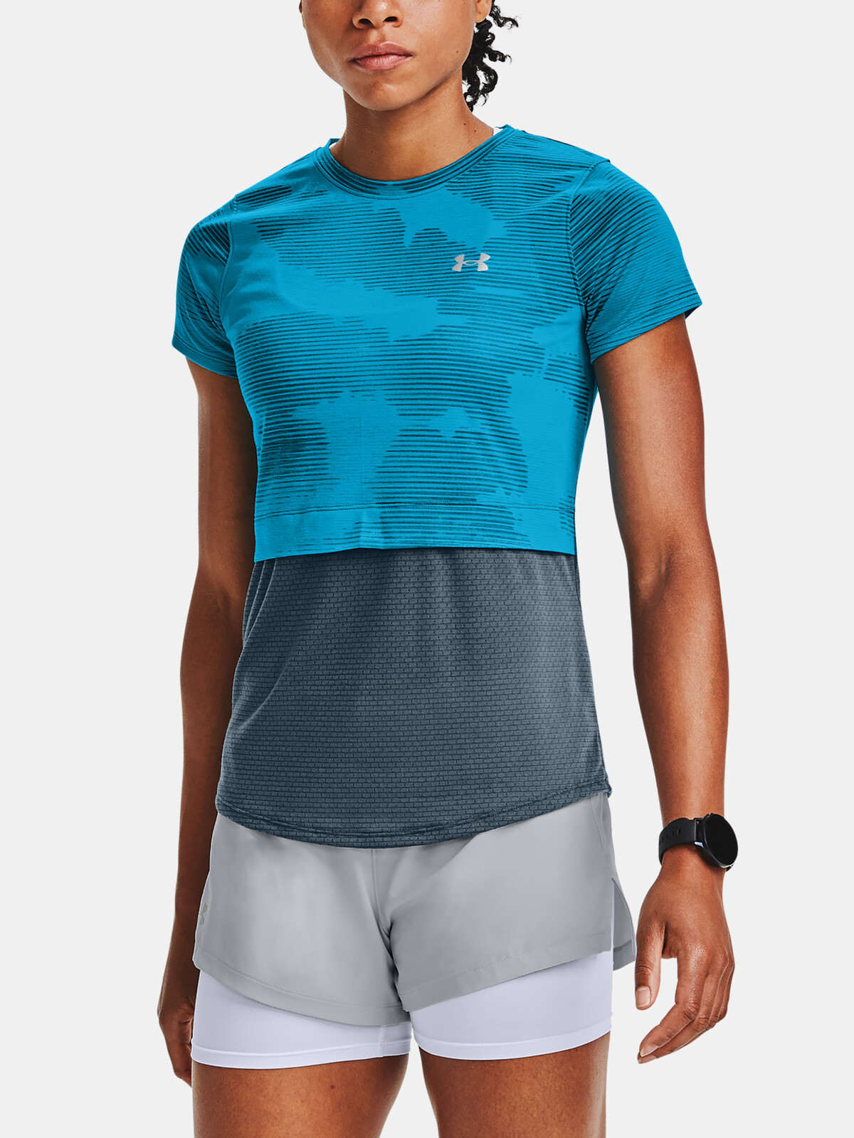 Under Armour Streaker 2.0 Inverse SS T-Shirt - Ladies
