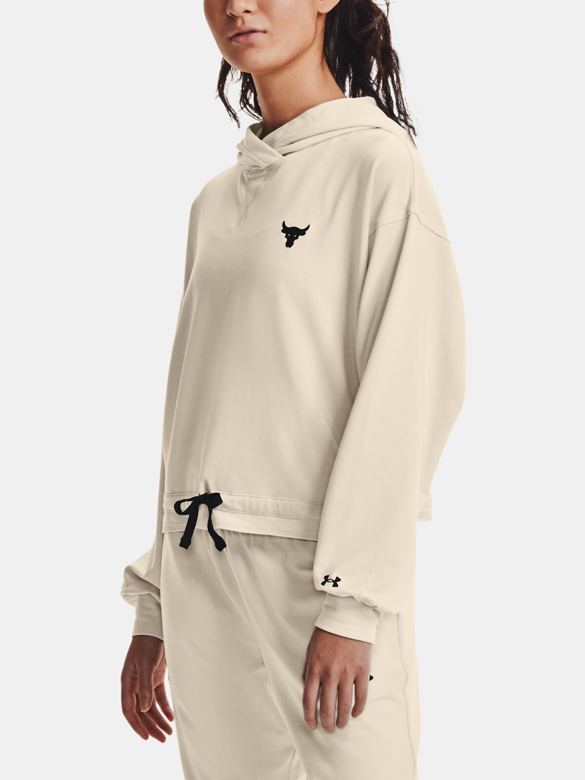 Under Armour Sweatshirt UA Prjct Rock Terry PO-WHT - Ladies