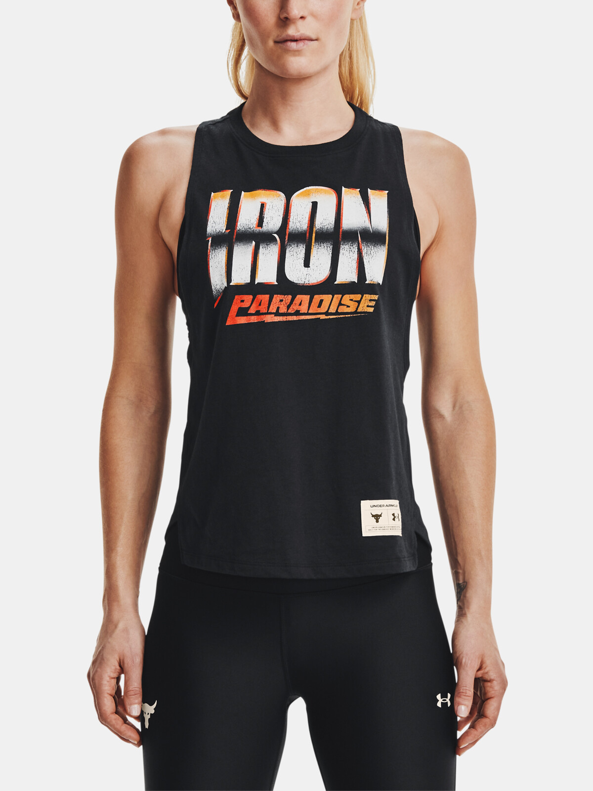 Under Armour Tank Top Prjct Rock Iron Tank-BLK - Ladies