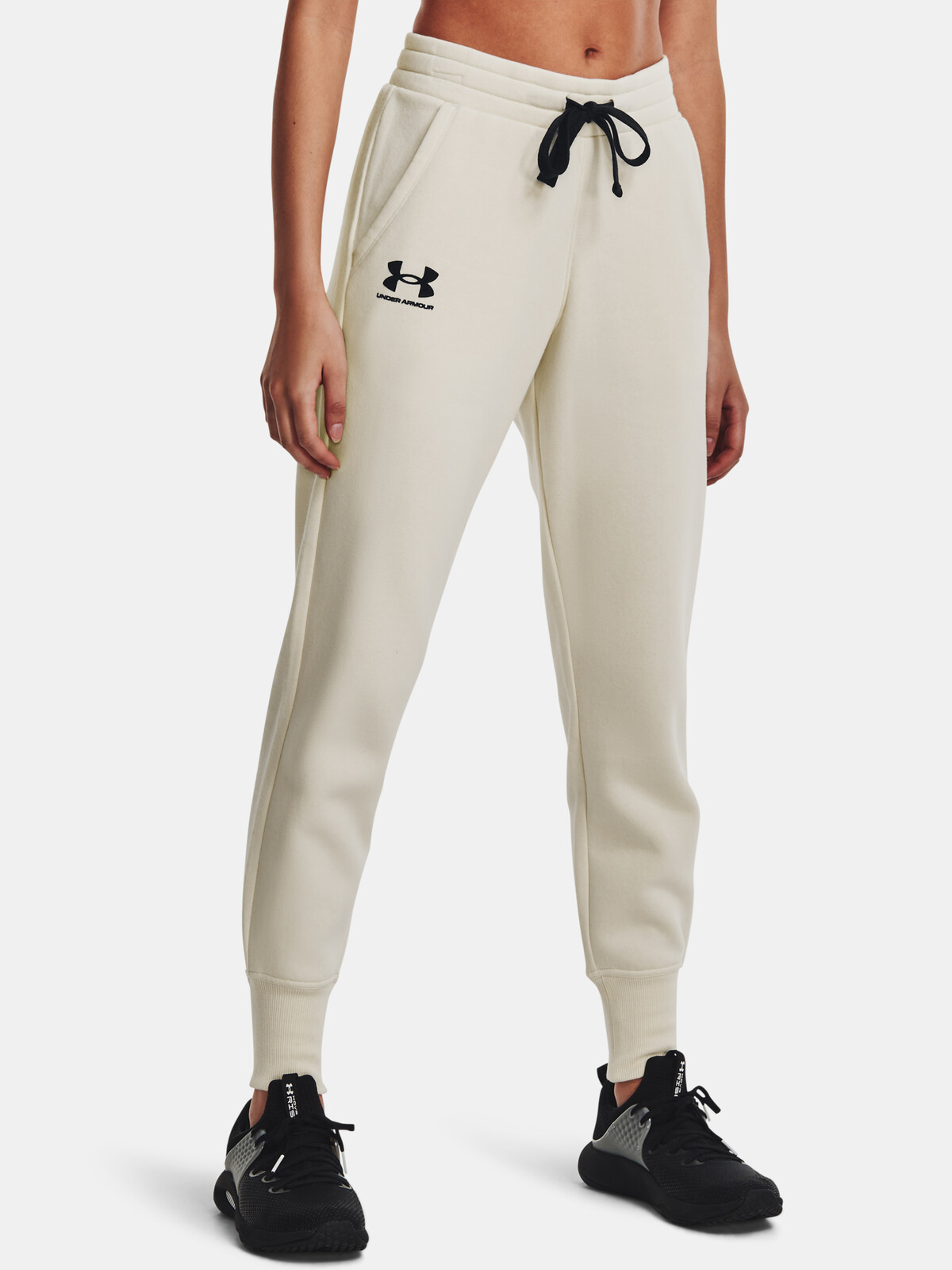 Under Armour Rival Fleece Joggers-BRN - Ladies
