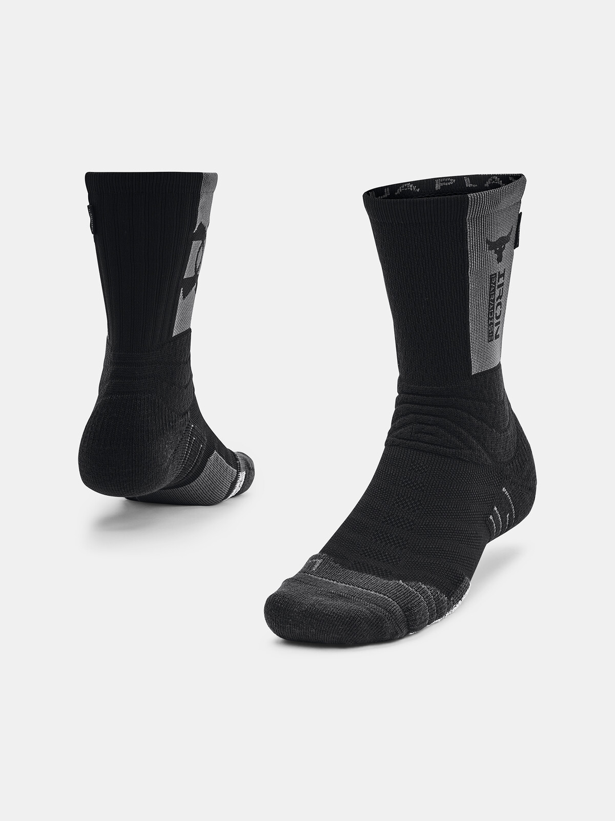 Under Armour UA Project Rock Playmaker-BLK Socks - Unisex
