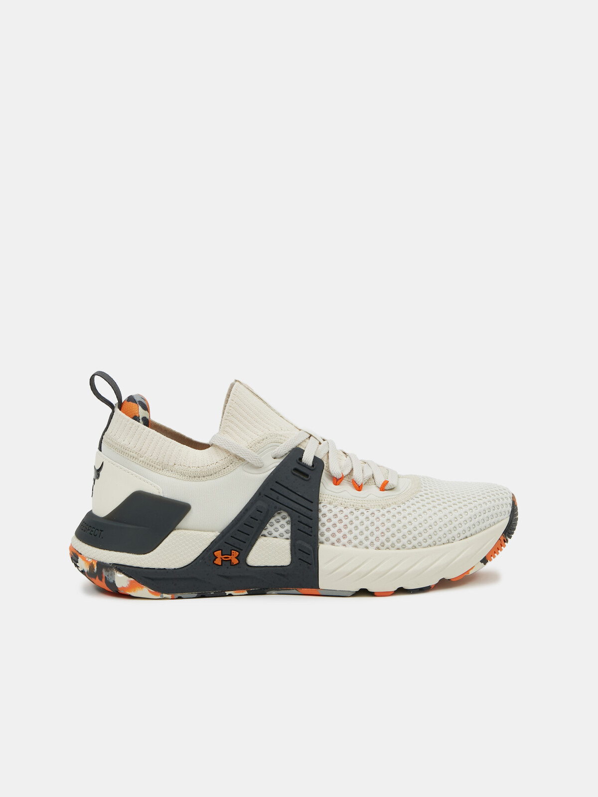 Under Armour UA Project Rock 4 Marble-WHT Shoes - Mens