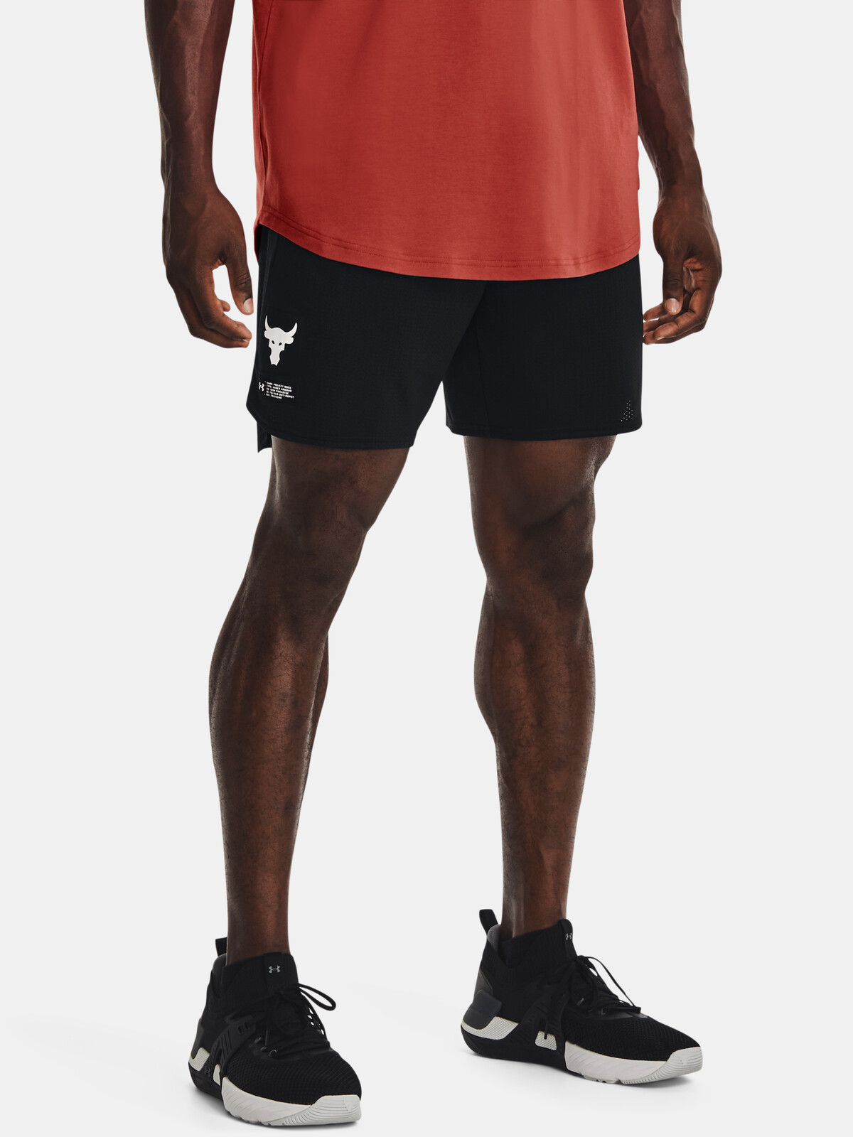 Under Armour UA Project Rock Mesh Shorts-BLK - Mens