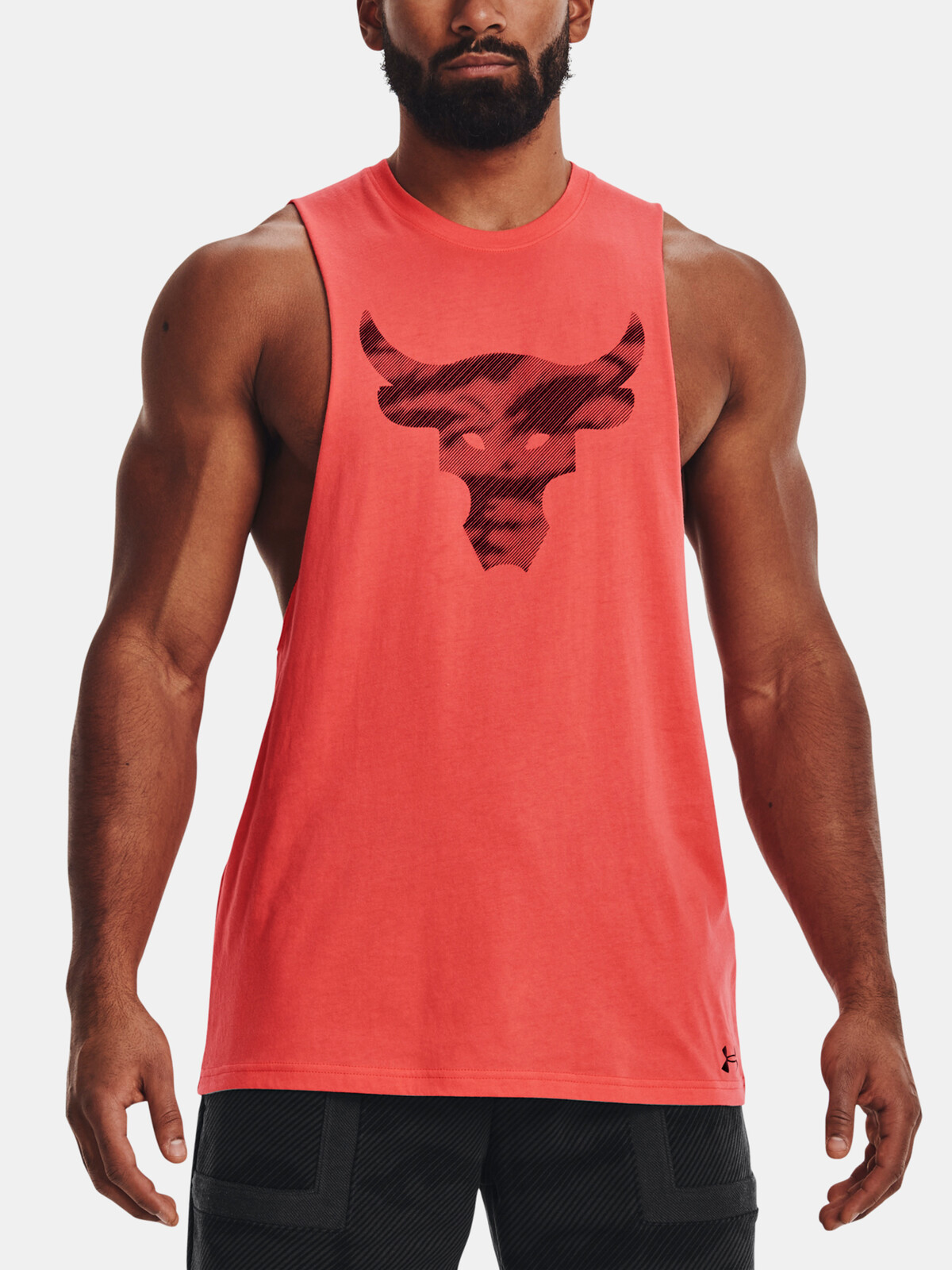 Under Armour Tank Top UA Pjt Rock Brahma Bull Tank-ORG - Mens