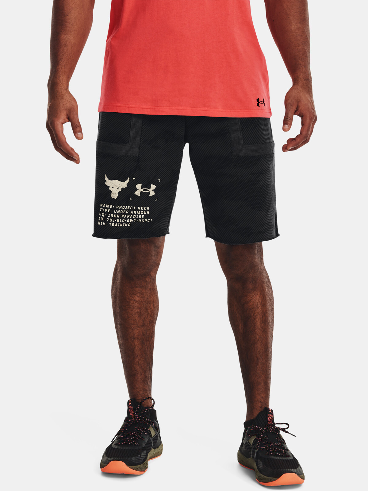 Under Armour Shorts UA Pjt Rk Q2 Hvywt Terry Sts-BLK - Mens