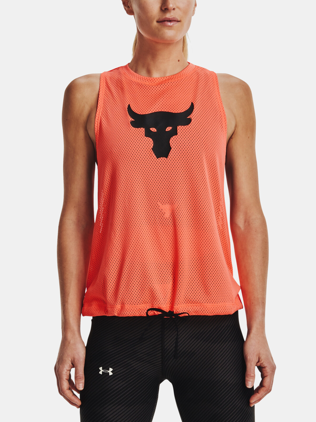 Under Armour UA Project Rock Mesh Tank Top-ORG - Women's