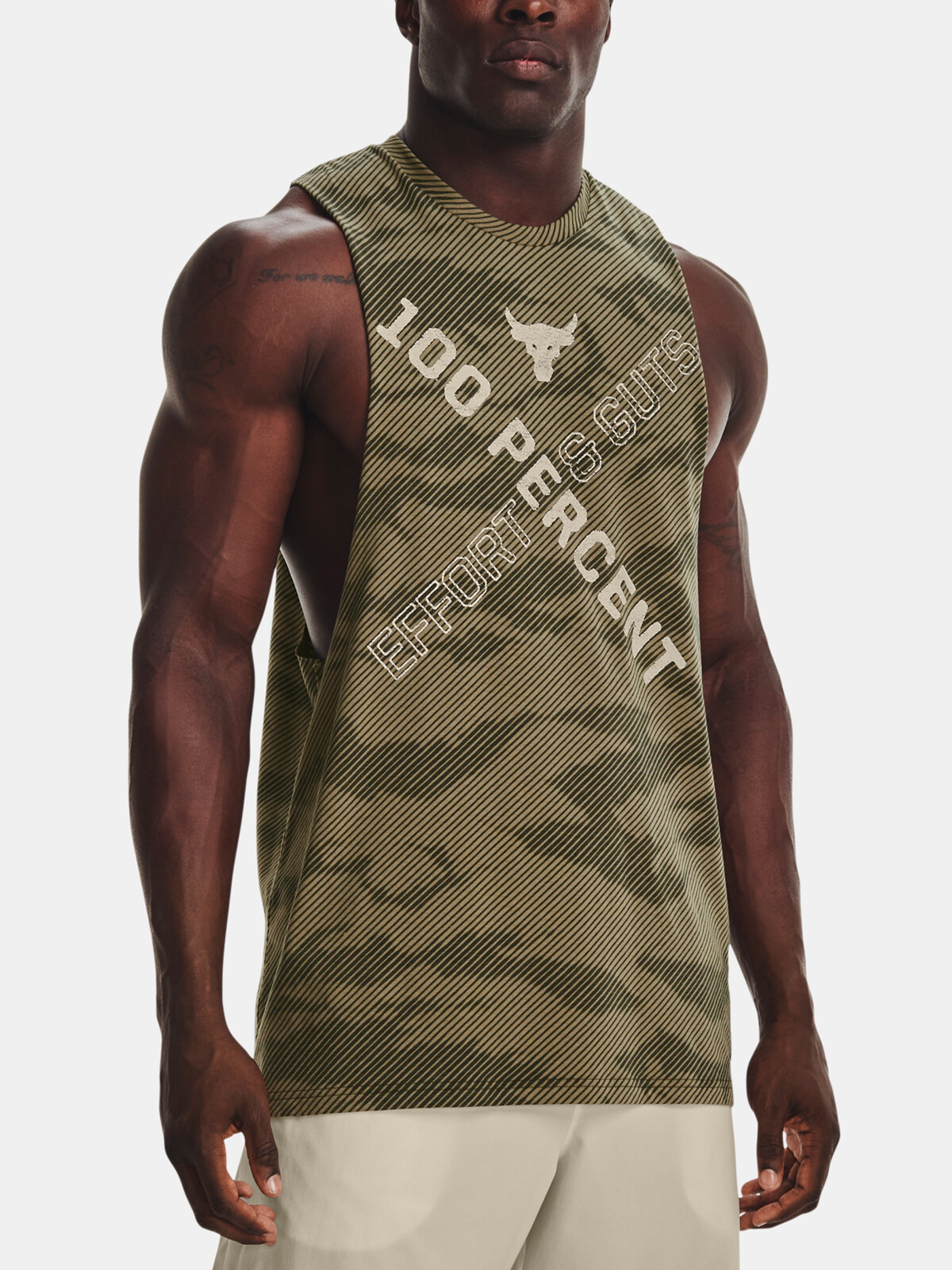 Under Armour Tank Top UA Pjt Rock 100 Percent Tank-GRN - Mens