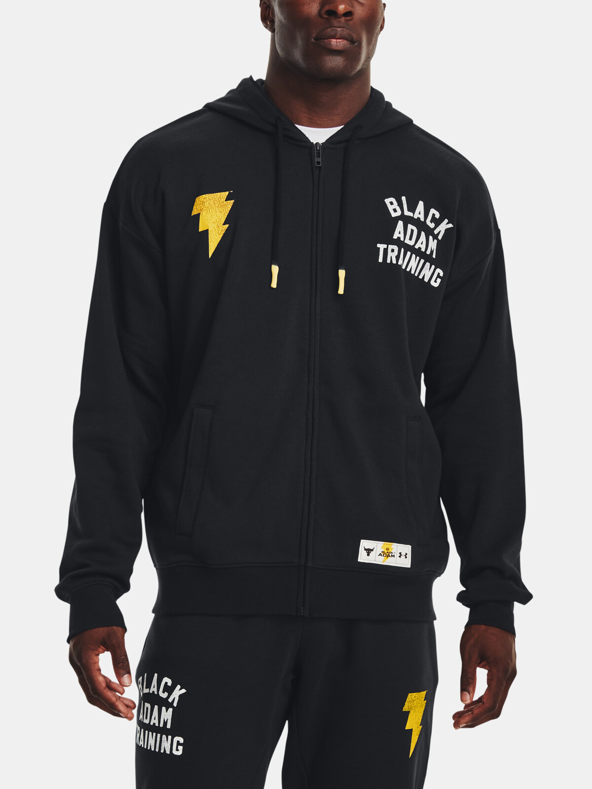 Under Armour Sweatshirt Pjt Rck BA Rvl Flc FZ-BLK - Mens