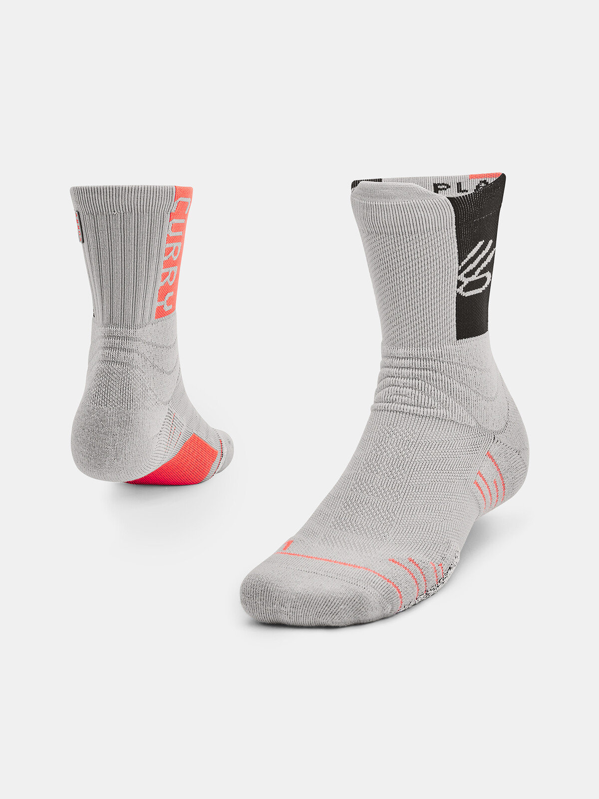 Under Armour Curry Playmaker Socks Mid-Crew-GRY - Unisex