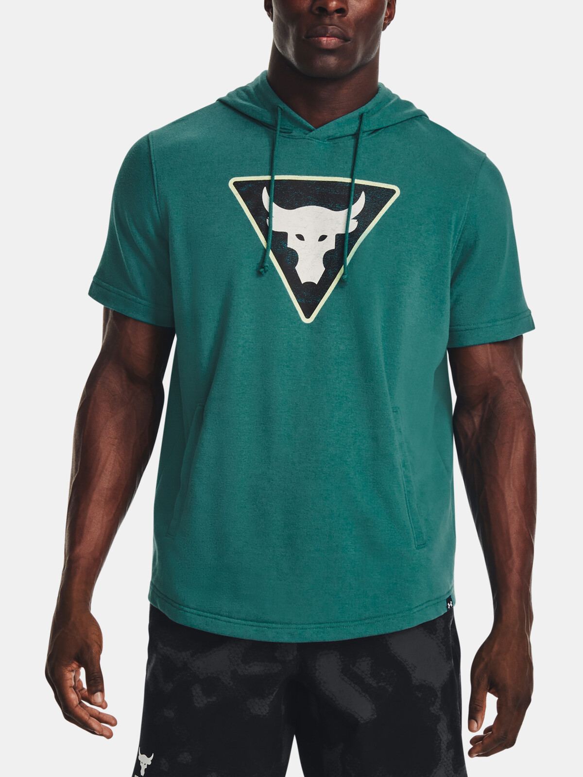 Under Armour Sweatshirt Pjt Rck Terry SS HD Fam-GRN - Mens
