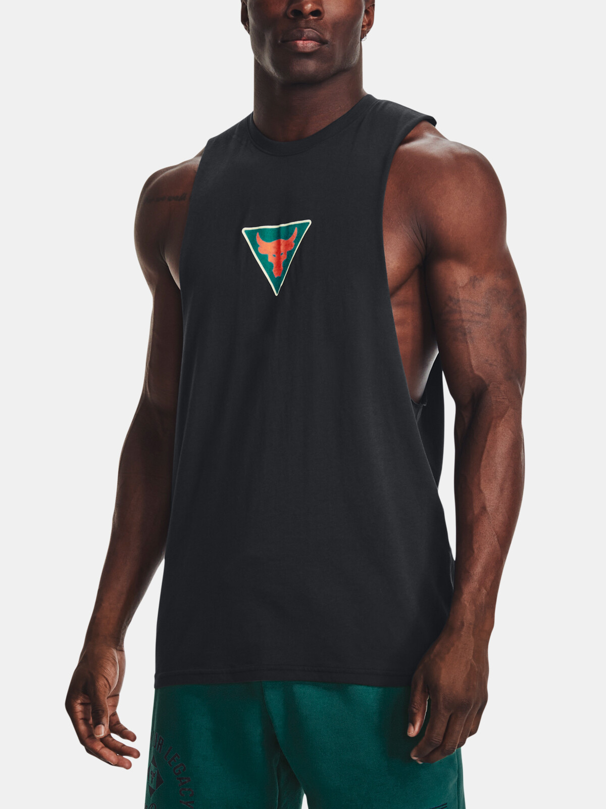 Under Armour Tank Top UA PJT ROCK DMND MUSCLE TANK-BLK - Mens