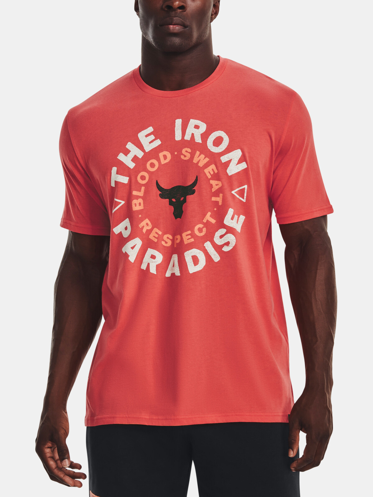 Under Armour T-Shirt UA PJT ROCK BSR PARADISE SS-ORG - Mens