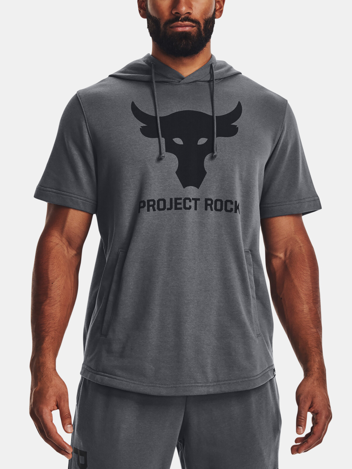 Under Armour Sweatshirt Pjt Rock Terry SS HD-GRY - Mens