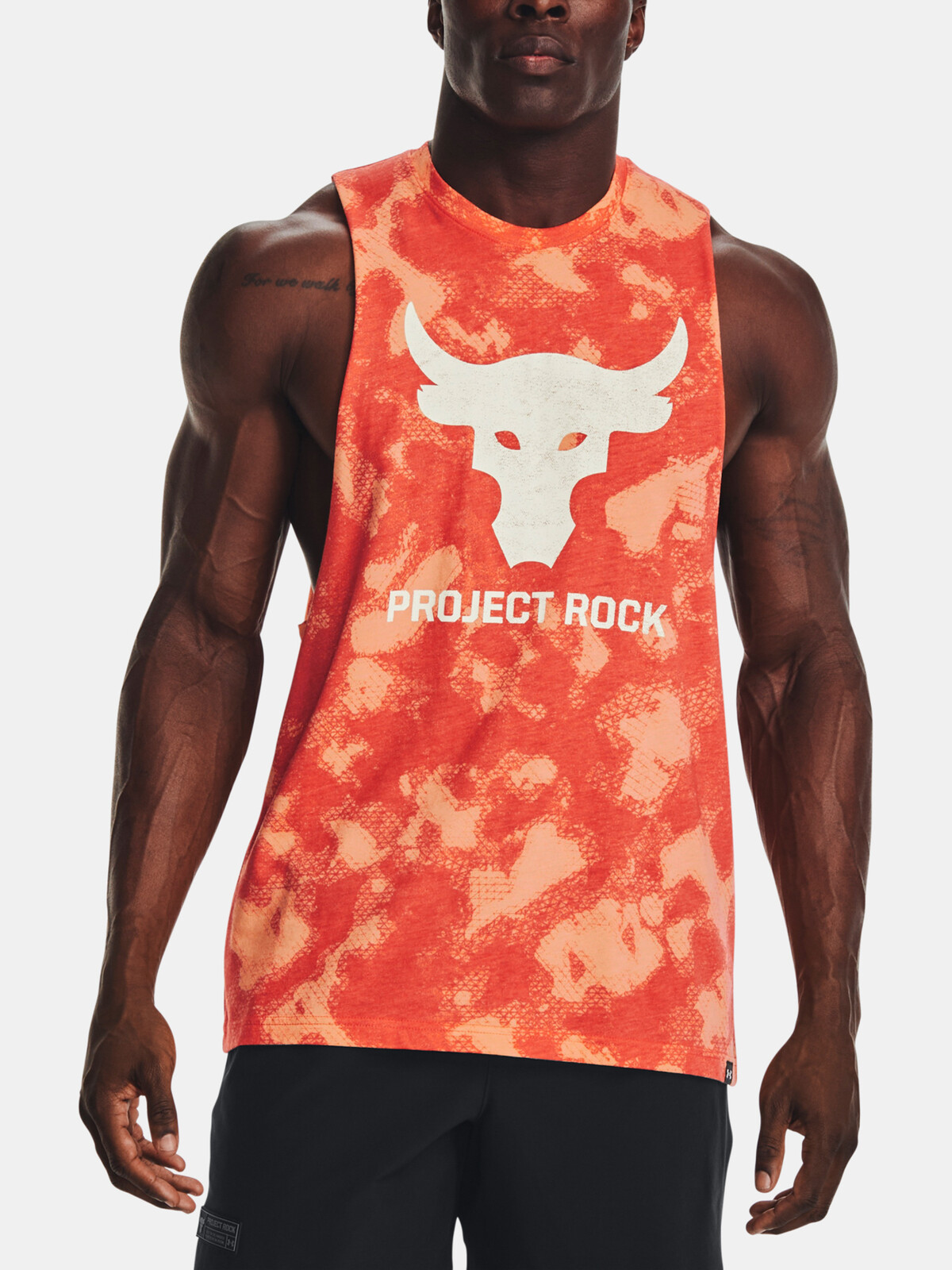 Under Armour Tank Top UA PJT ROCK AOP BRAHMA TANK-ORG - Mens