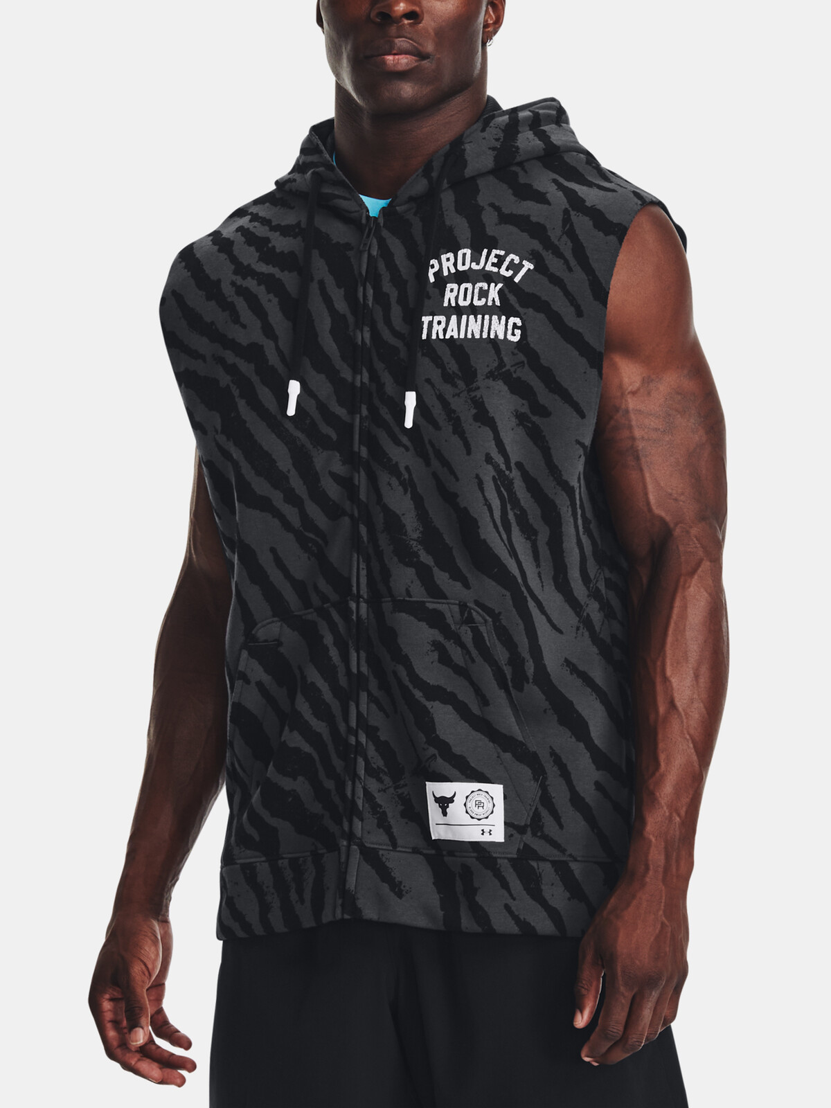 Under Armour Sweatshirt Pjt Rck Rival Pt SL FZ TG-BLK - Mens