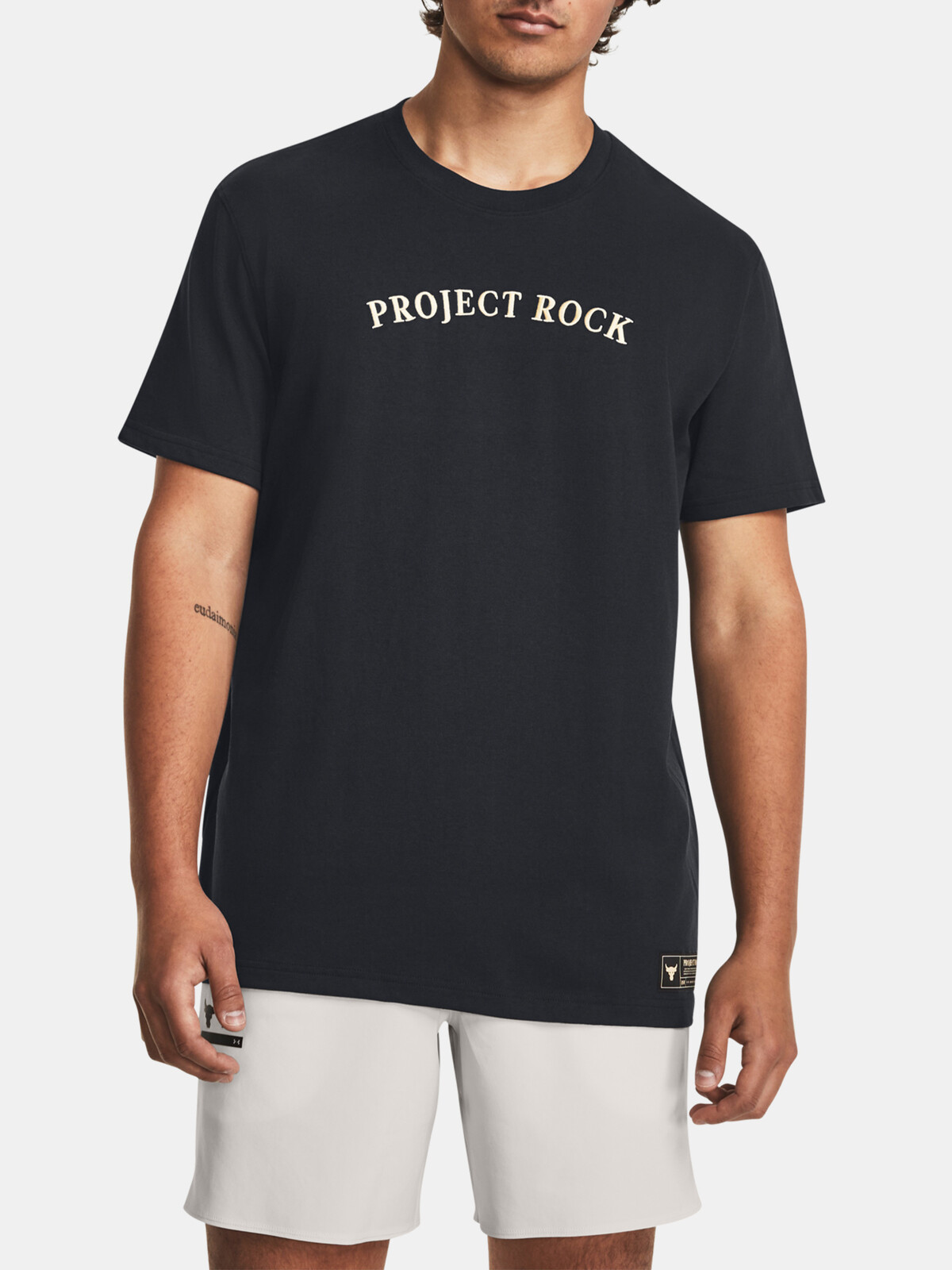 Under Armour T-Shirt UA PJT ROCK CREST HW SS-BLK - Mens