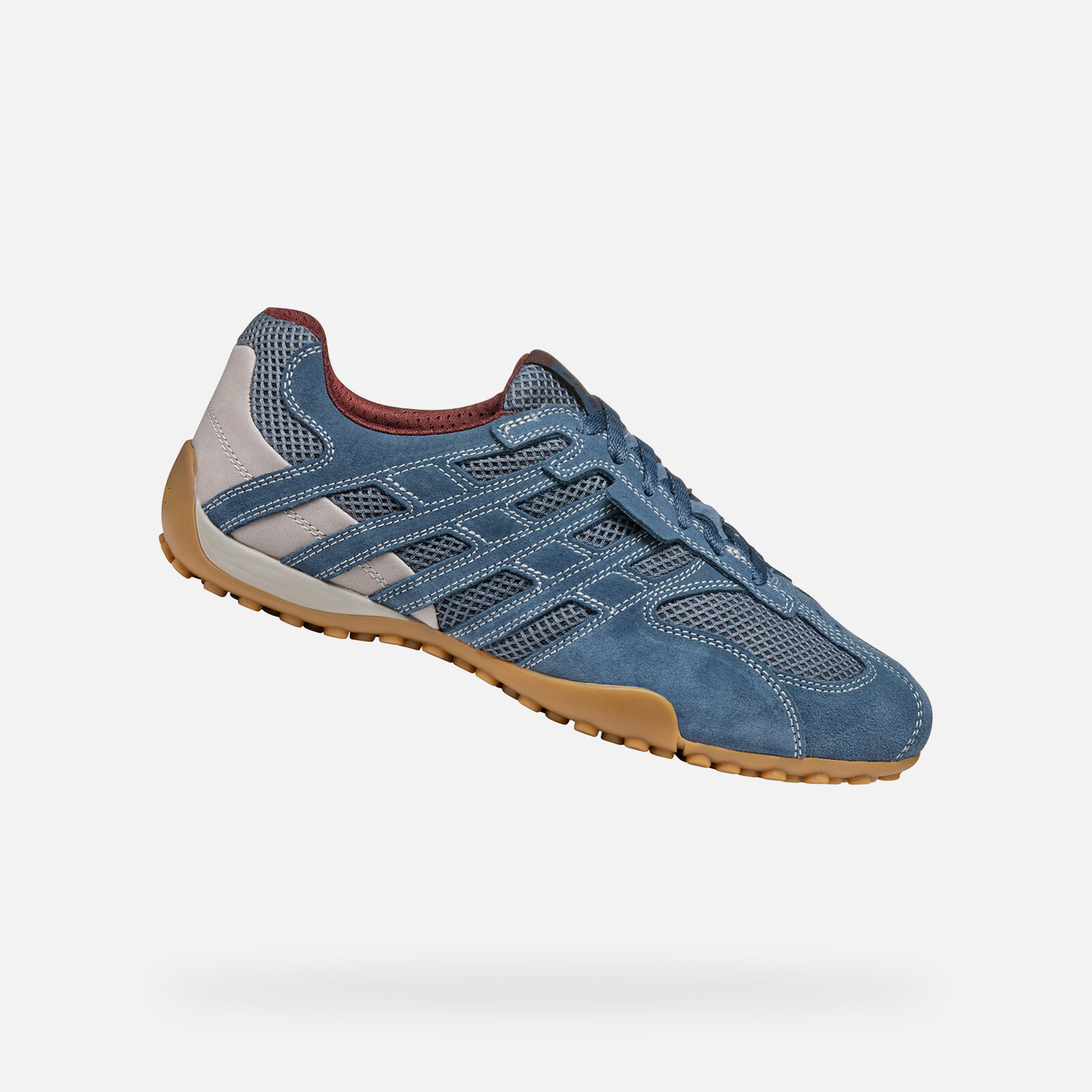 Blue Men's Sneakers Geox Snake Original - Men's