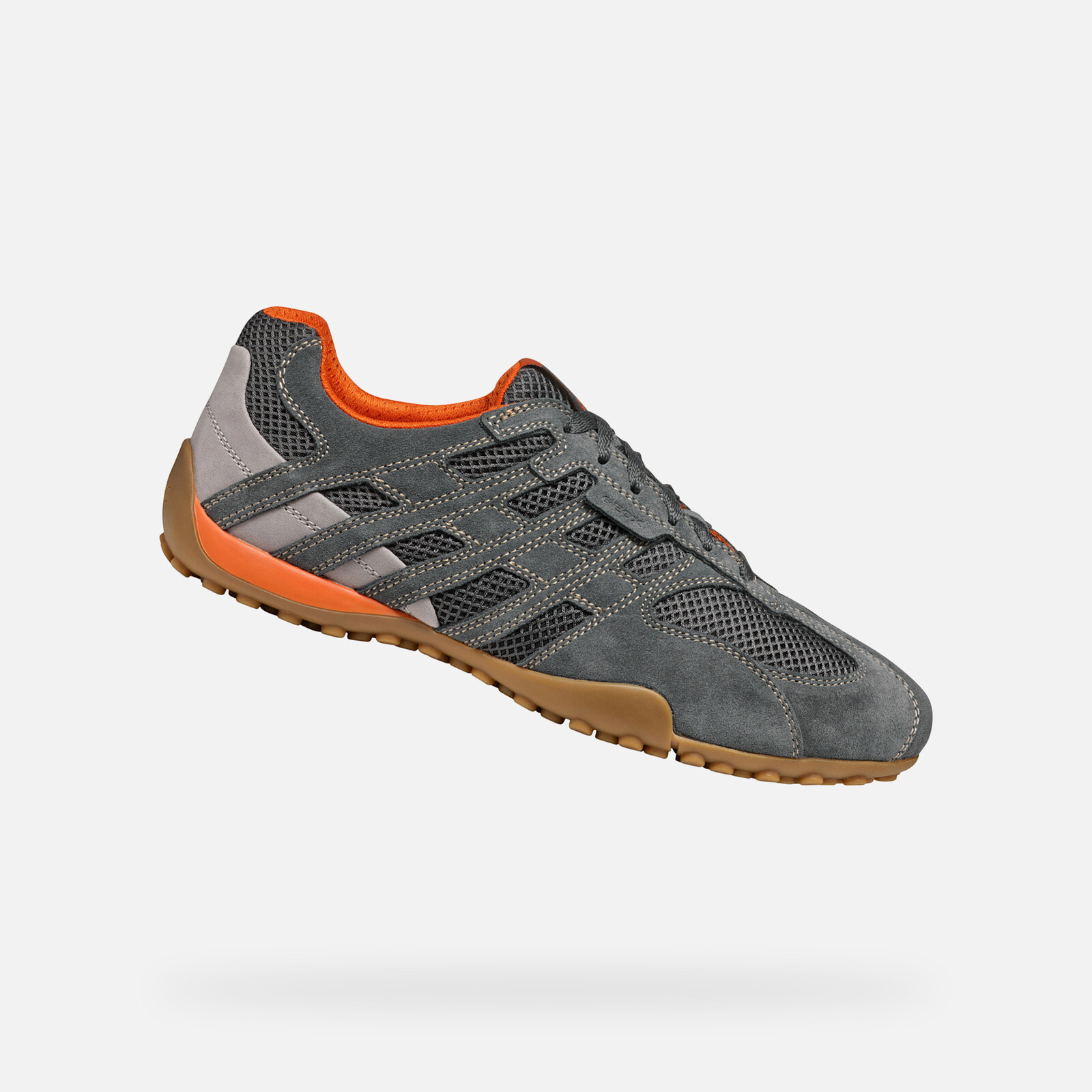 Grey Men's Sneakers Geox Snake Original - Men's
