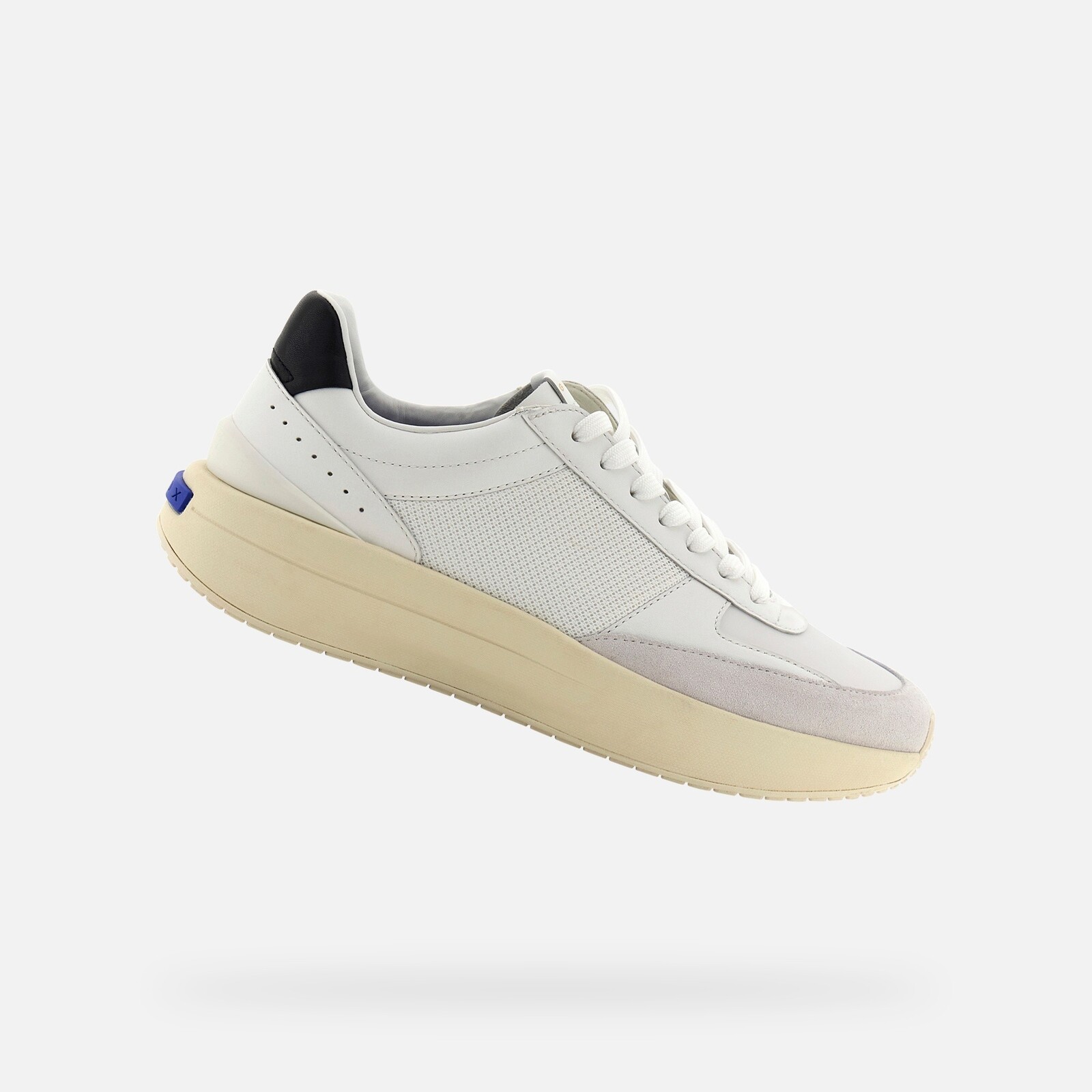 White Men's Sneakers Geox Gxrn-01 - Men's