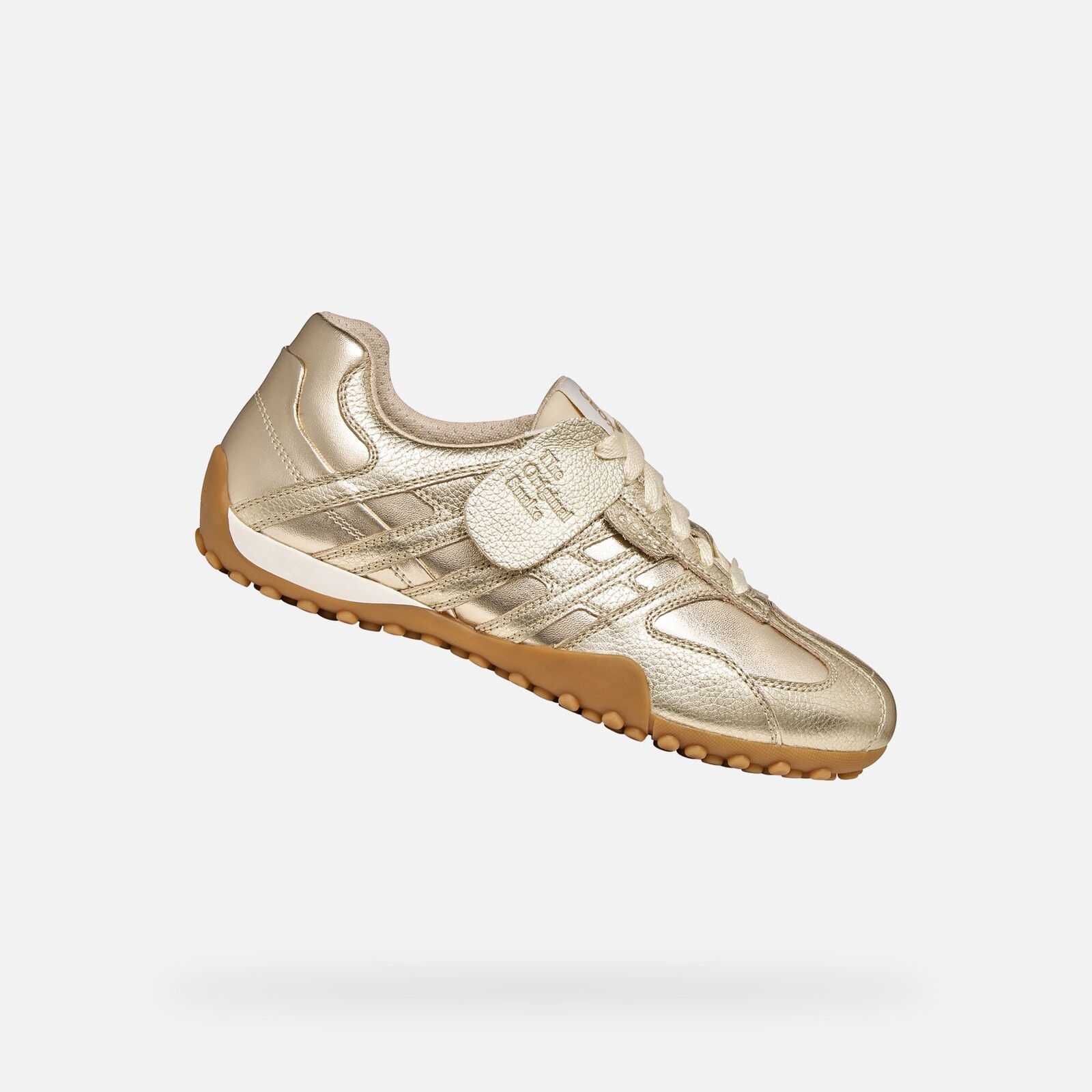 Gold Women's Geox Snake Original Sneakers - Women's