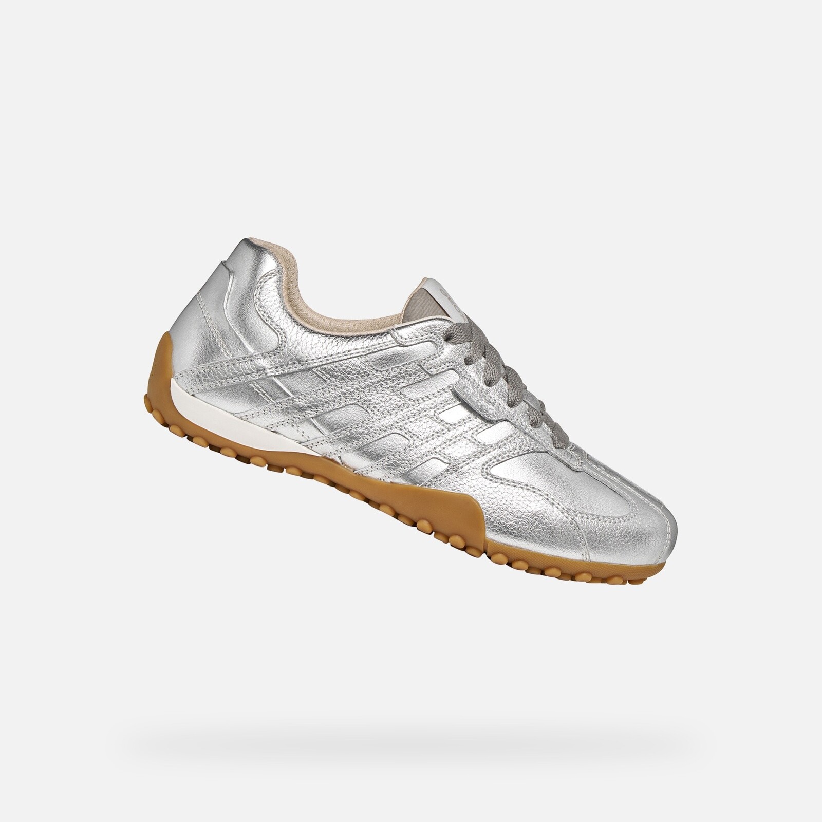 Silver Women's Geox Snake Original Sneakers - Women's