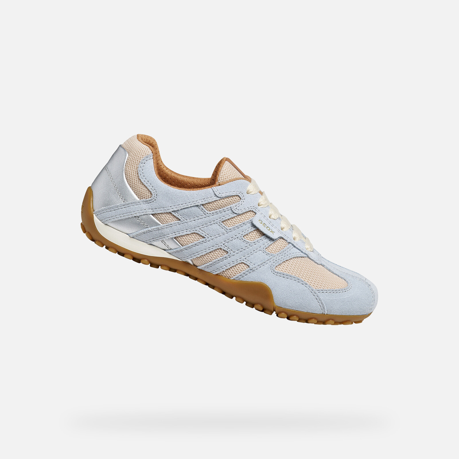 Light Blue Women's Sneakers Geox Snake Original - Women's