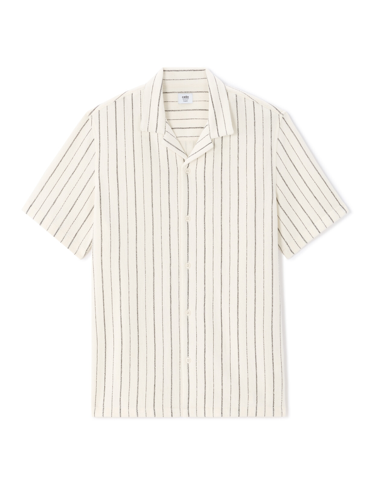 Celio Nastripe7 Short Sleeve Shirt - Mens