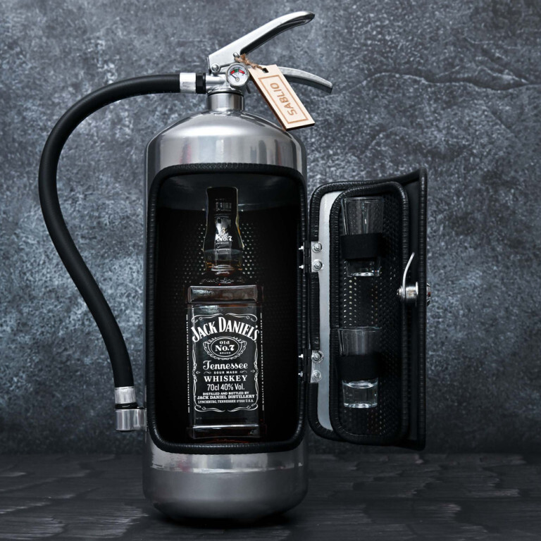 Darčekový hasičák Jack Daniel's no.7 – strieborny
