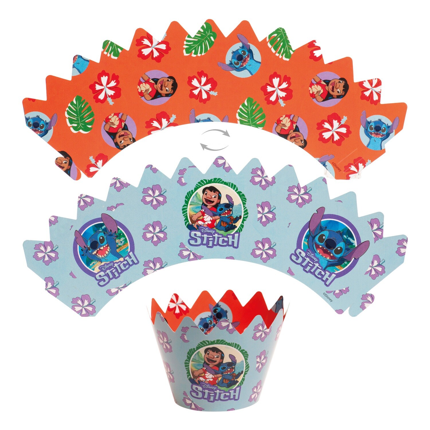Dekora Košíčky na muffiny so zápichom - Stitch 6 ks