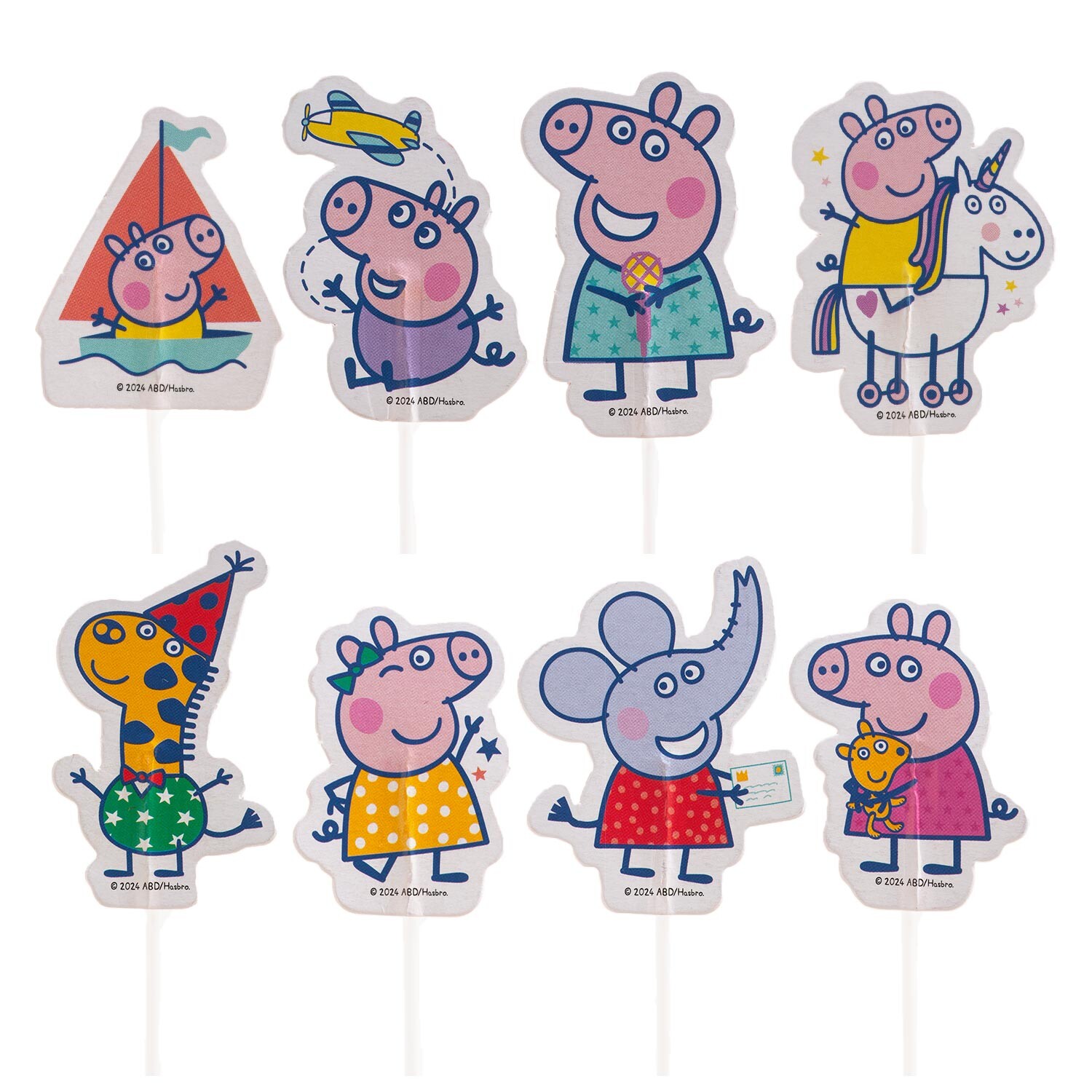 Dekora Papierové zápichy - Peppa Pig 16 ks