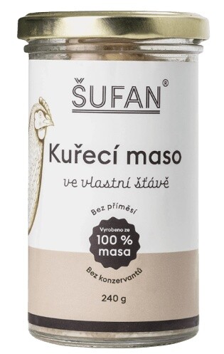 Šufan kuřecí maso ve vlastní šťávě 240 g